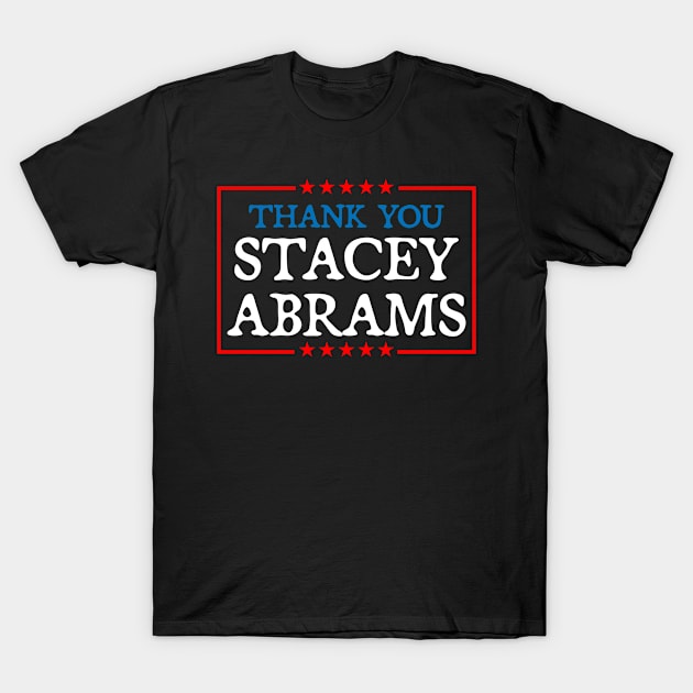 Thank You Georgia, Thank You Stacey Abrams T-Shirt by Attia17